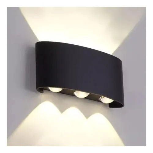 APLIQUE DOBLE FOCO C/LUZ CALIDA 6W