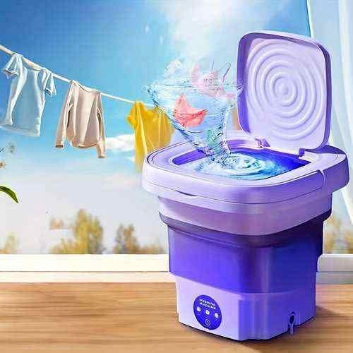 Mini Lavadora Portátil Plegable — Lava Ropa en Casa, Viajes y Más