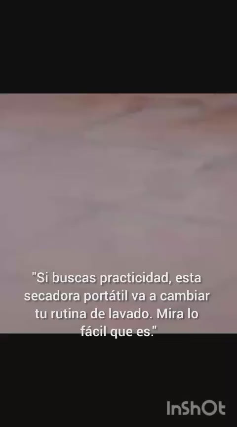Combo Lavadora Portátil + Secador de Ropa — Lava y Seca en Cualquier Lugar